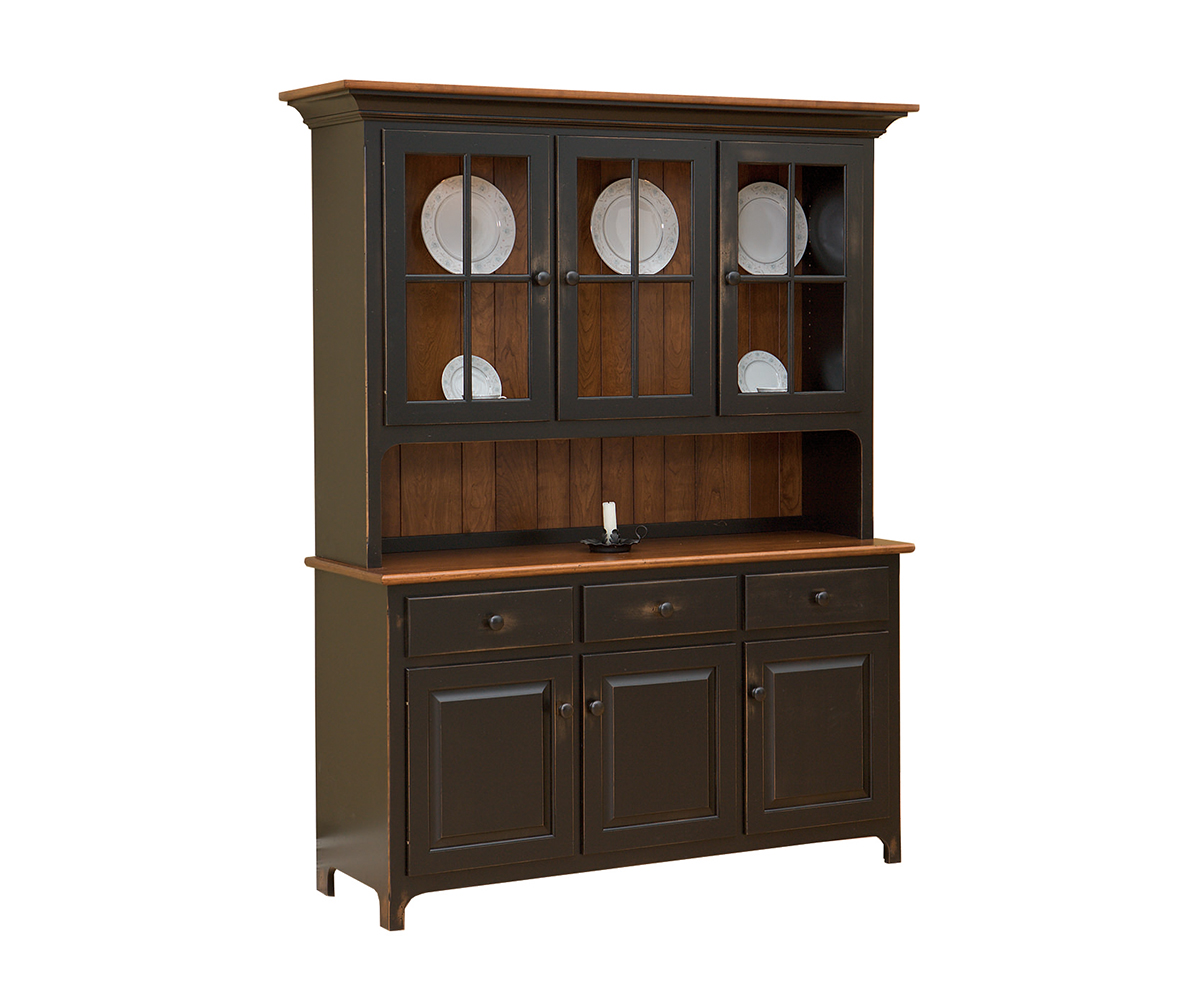 Plymouth 3Door Hutch PA Dutch Woodcraft