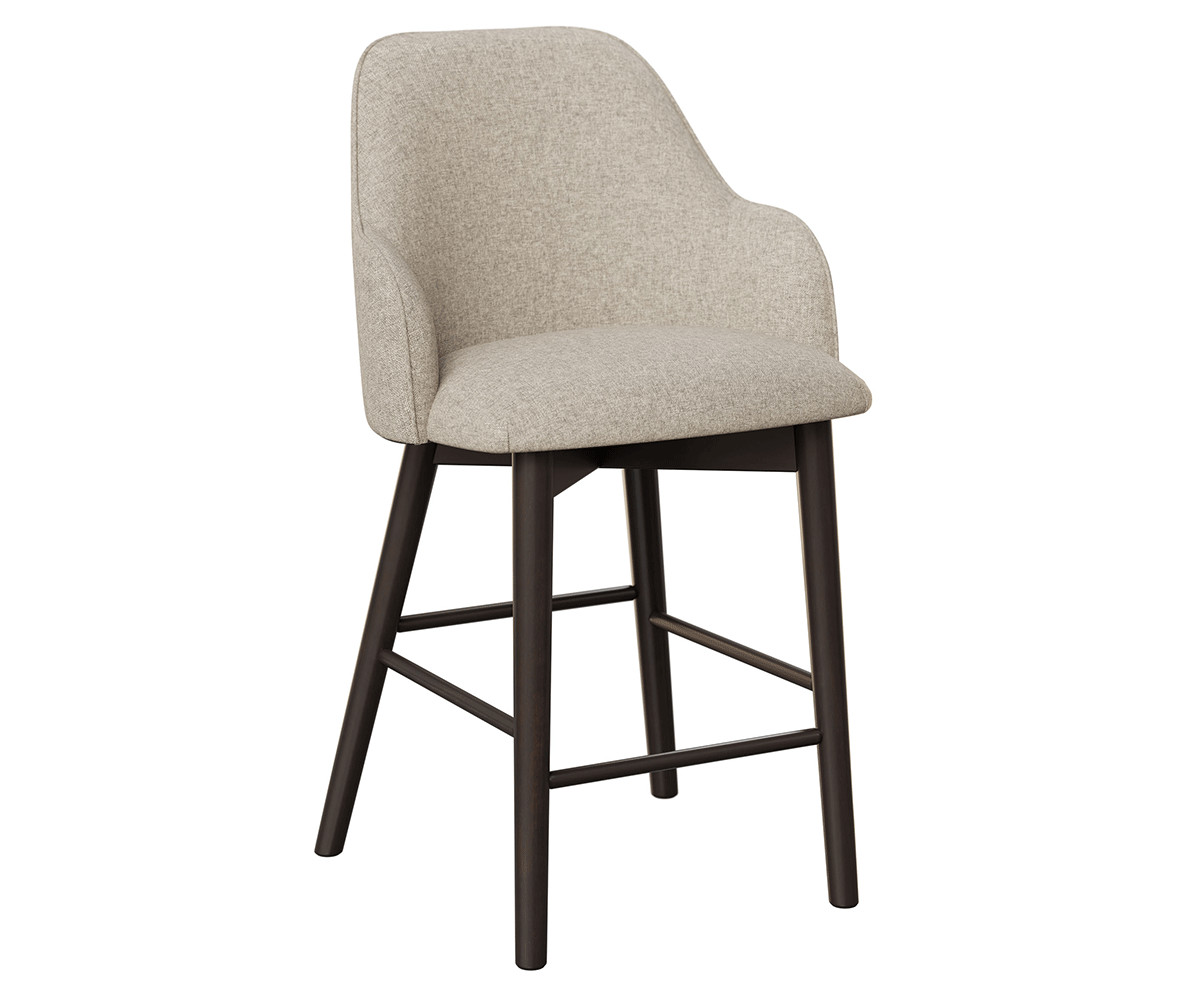 Rosella 24" Stationary Bar Chair PA Dutch Woodcraft