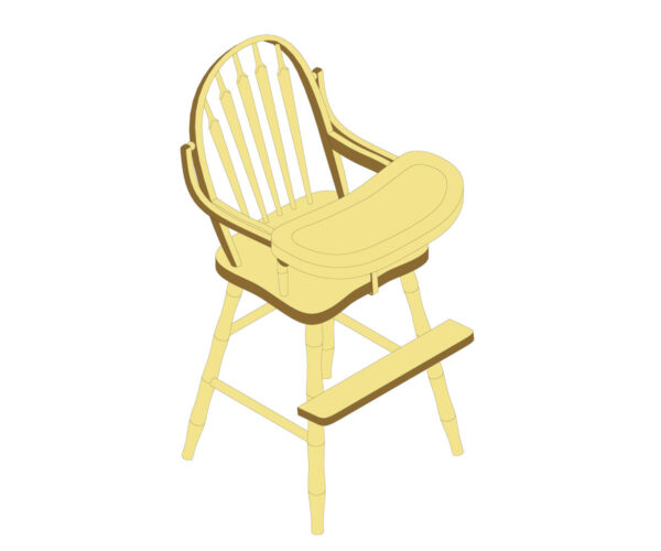 Arrow Back Youth High Chair