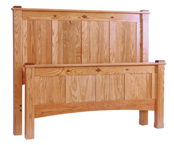 Century Mission Panel Bed