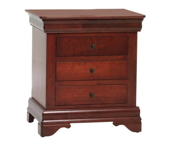 Louis Phillipe 3 Drawer Nightstand