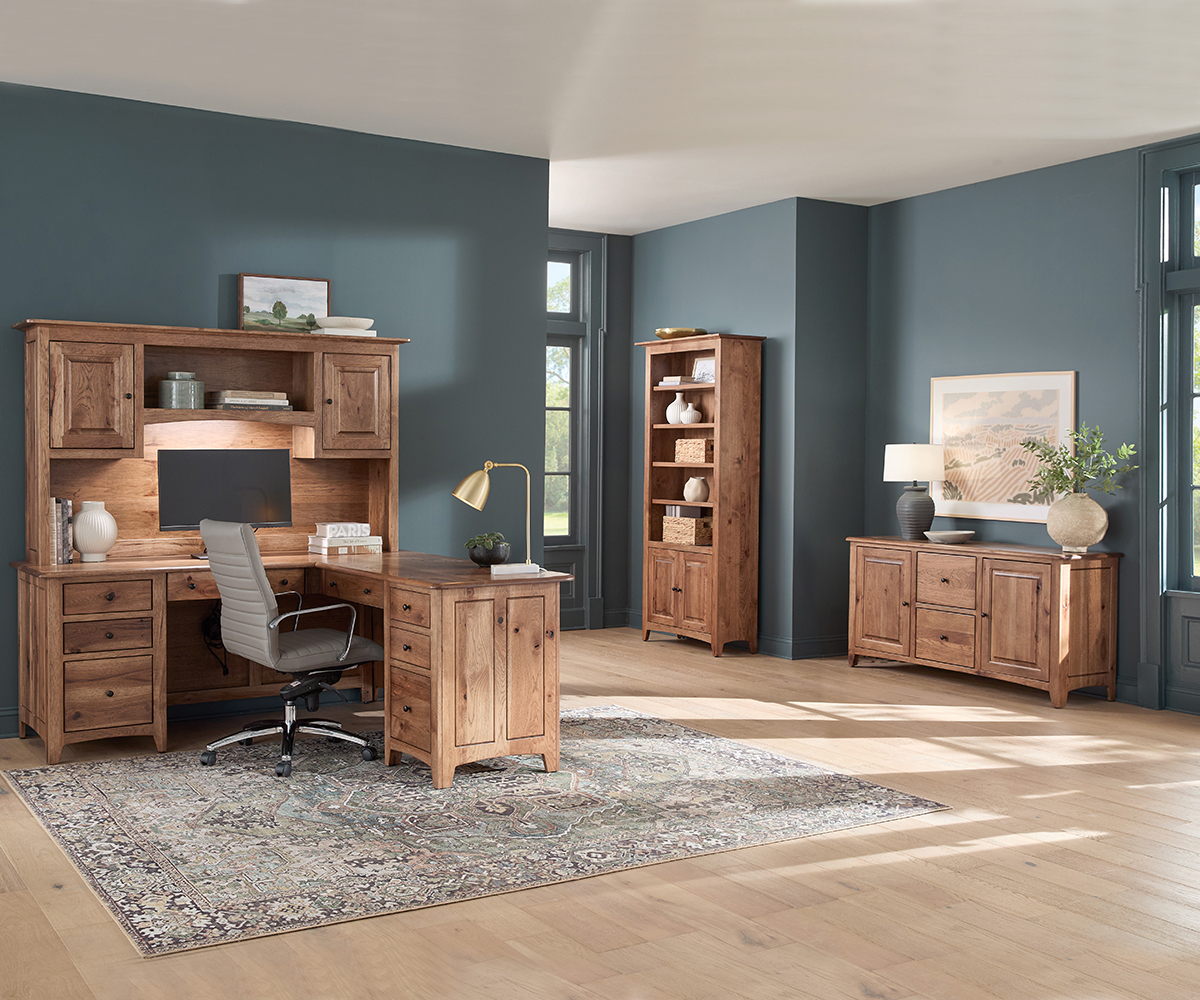 Dover L Desk With Hutch - Image 2