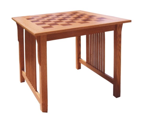 Prairie Mission Chess Game Table