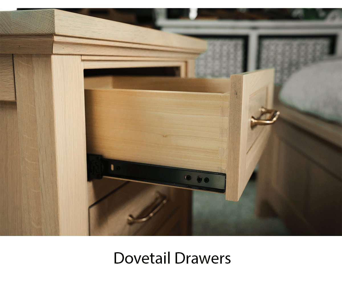 Barn Floor 3 Drawer File Cabinet - Image 2
