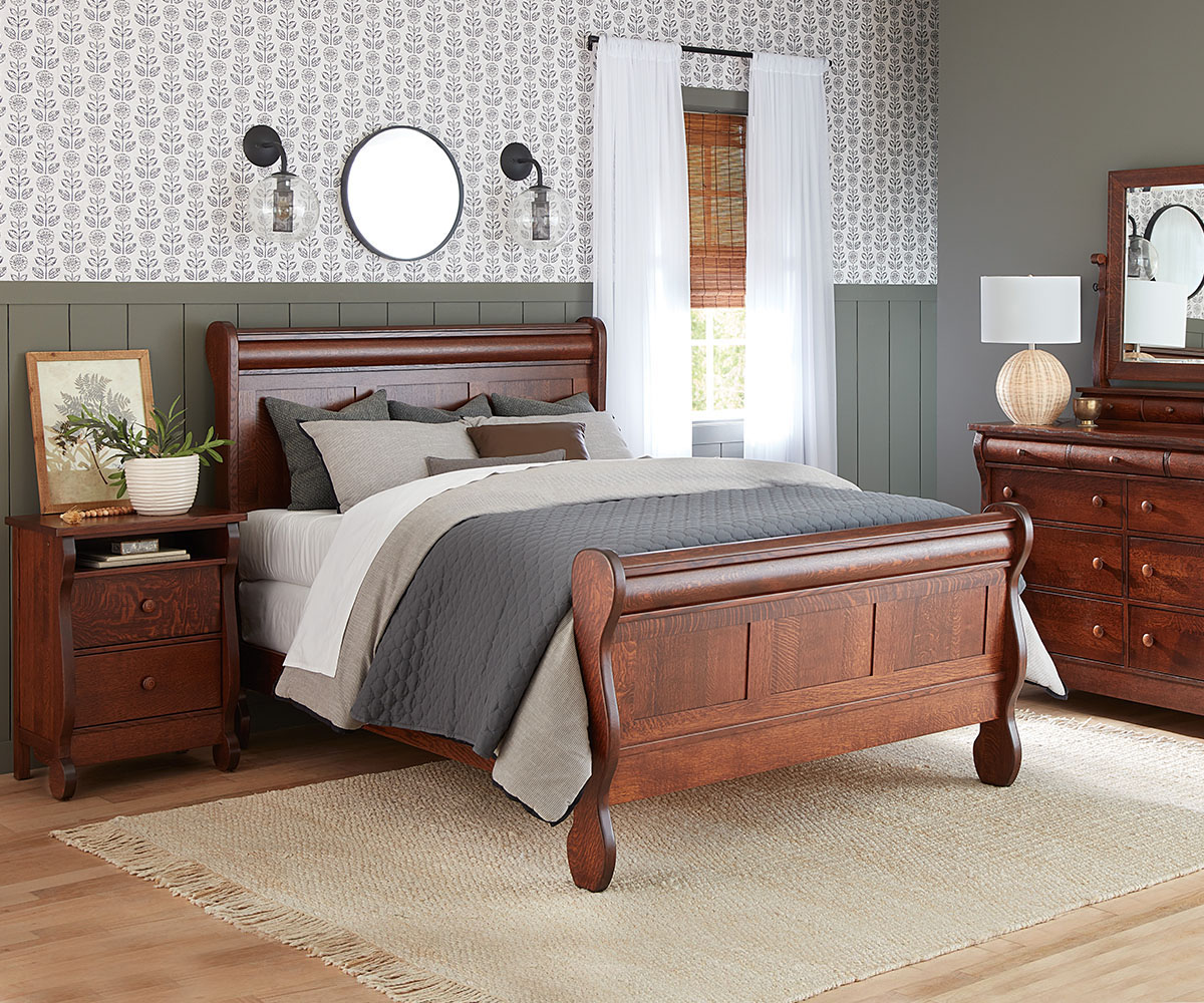 Old Classic Sleigh Chifferobe - Image 2