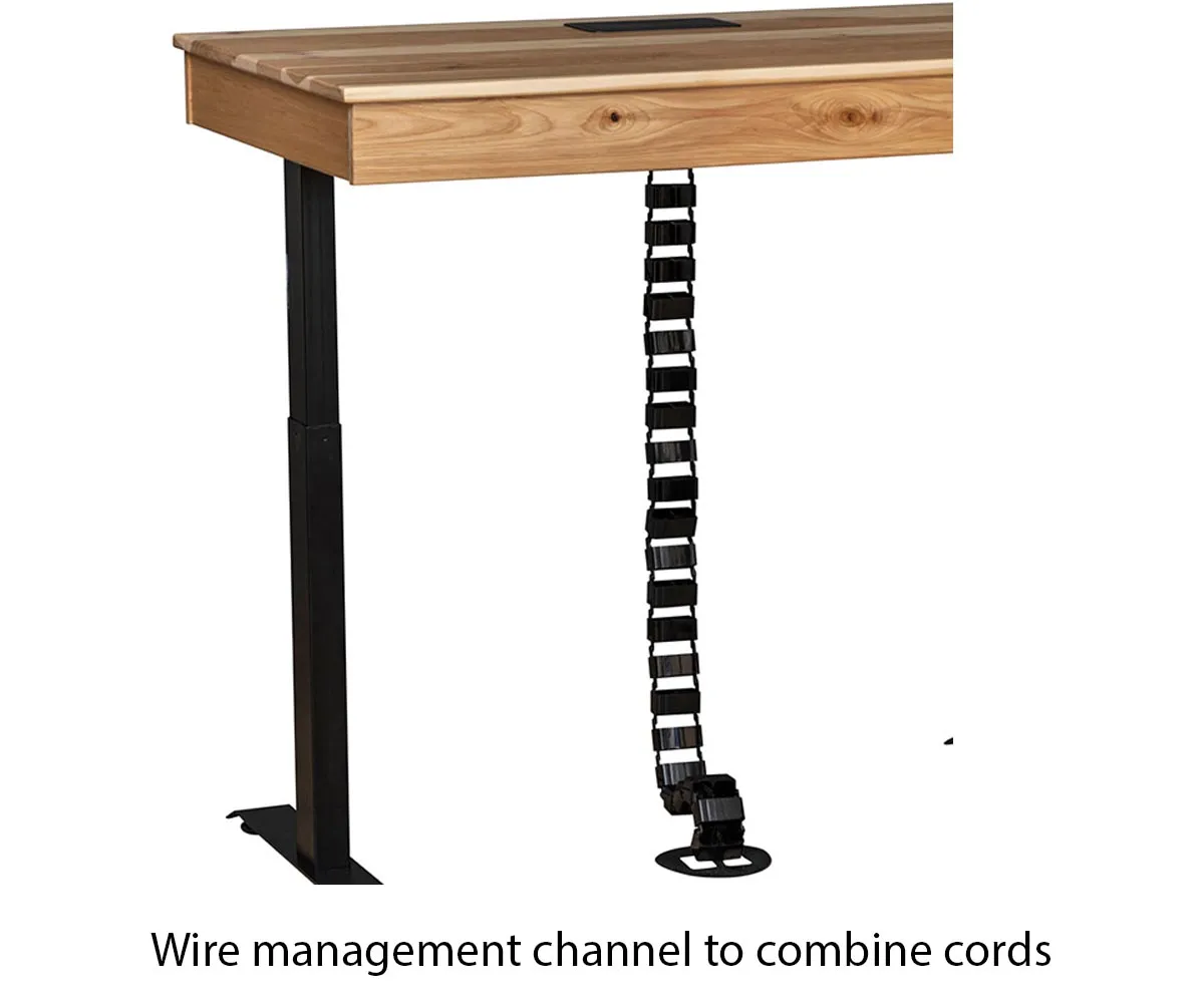 Revive 50" Lift Desk with Keyboard Drawer - Image 6