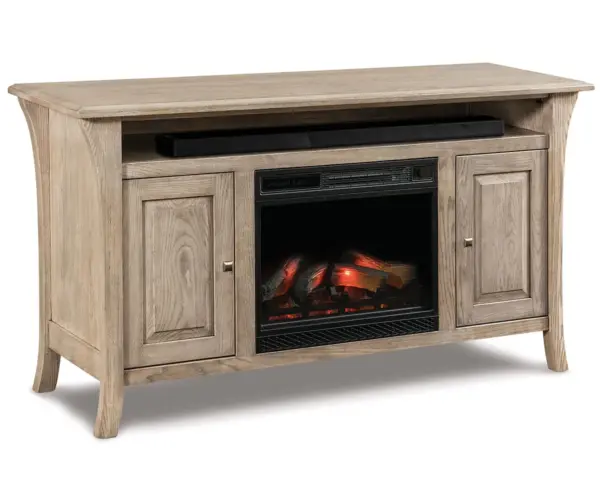 Ensenada Media Stand with Fireplace