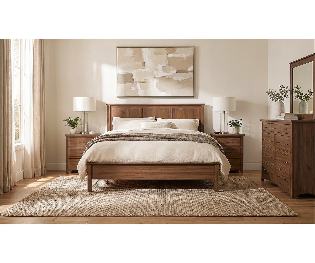 Lincoln Queen Bed with Low Footboard - Image 2