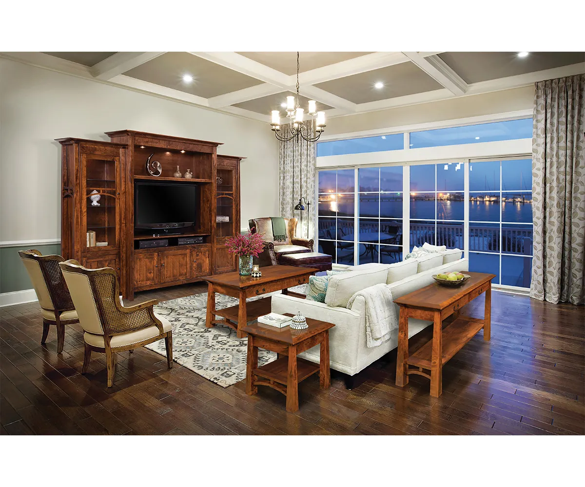 Artesa Media Stand With Fireplace - 72"W - Image 3