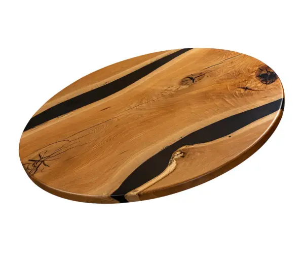 Black White Oak Slab